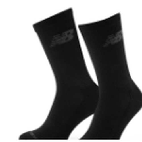 Black crew socks three pack